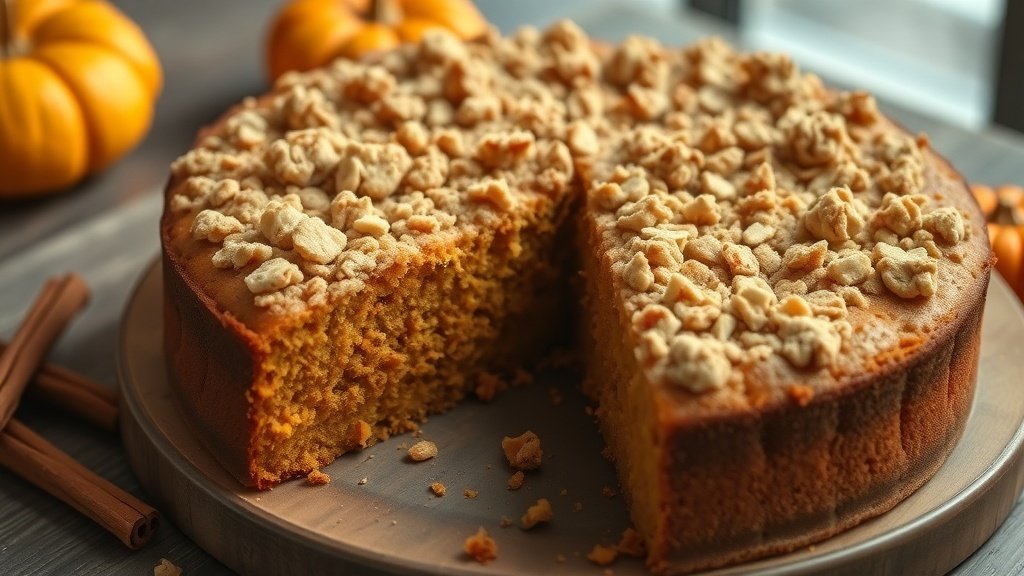 pumpkin spice crumb cake