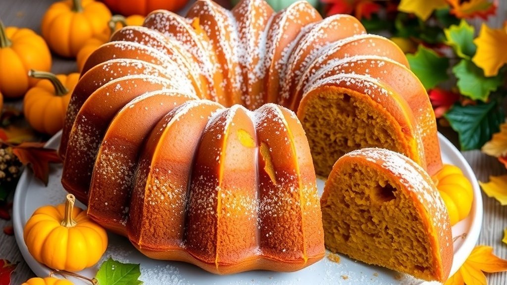 pumpkin spice bundt cake