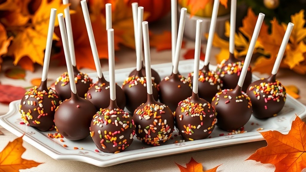 pumpkin spice cake pops