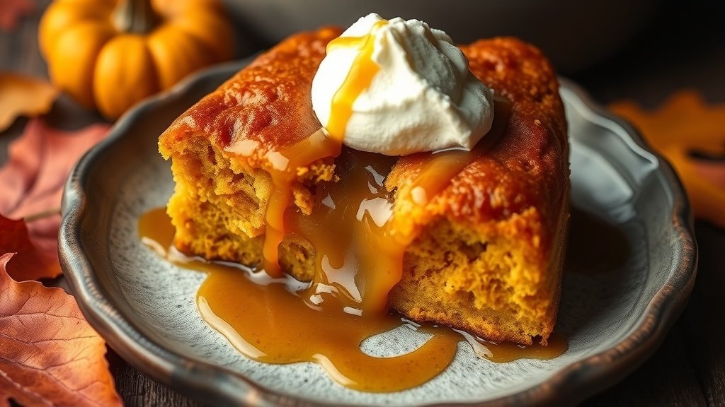 pumpkin spice gooey cake