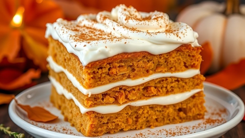 pumpkin spice tres leches cake