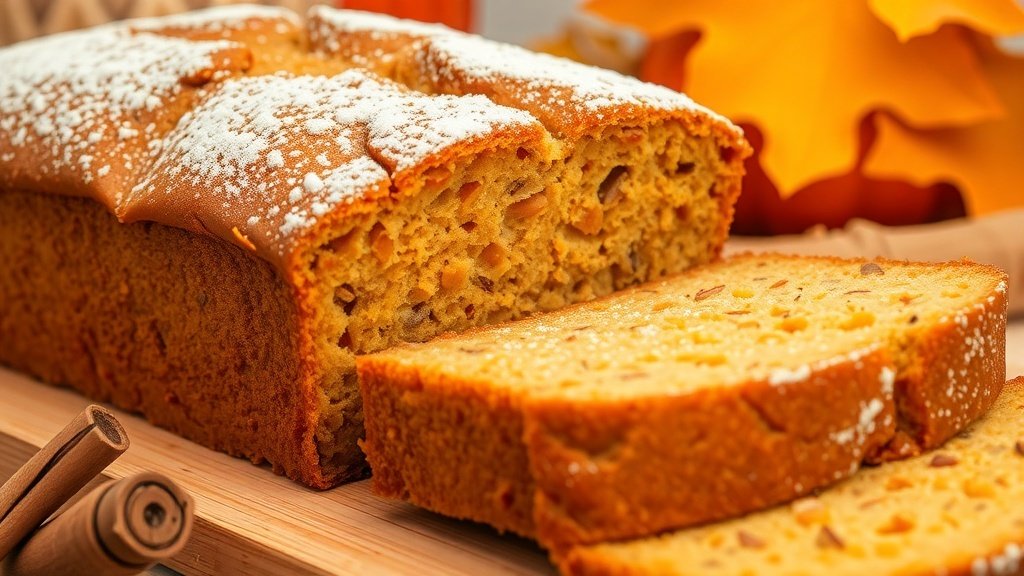 pumpkin bread with spice cake