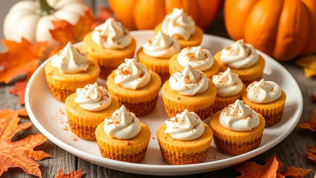 pumpkin spice cheesecake bites
