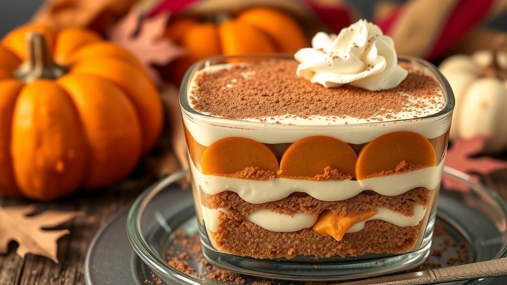 pumpkin spice tiramisu
