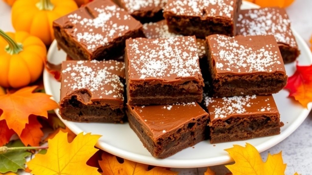 pumpkin spice brownies