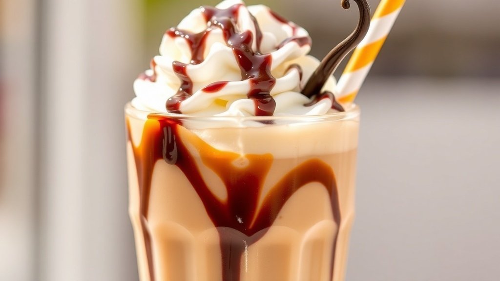 Vanilla Bean Iced Coffee Frappe