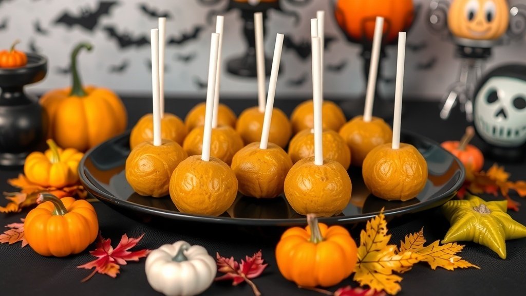 Pumpkin Pie Pops
