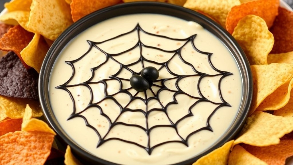 Scary Spiderweb Dip