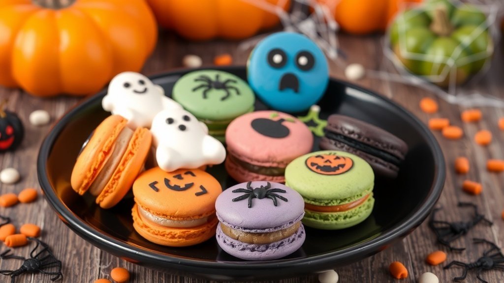 Spooky Macarons