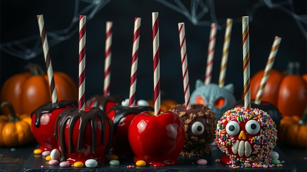Creepy Candy Apples