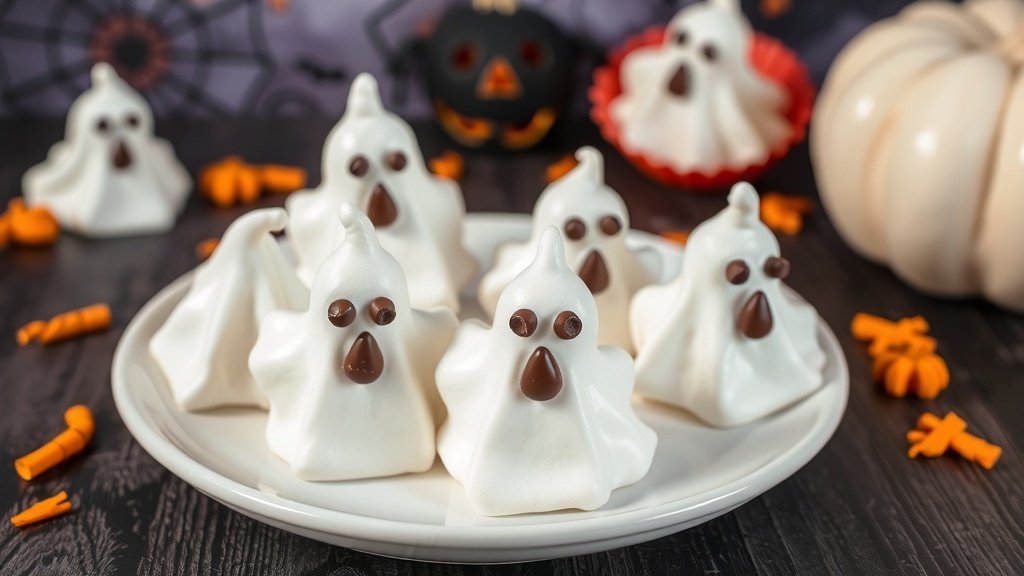 Ghostly Meringues