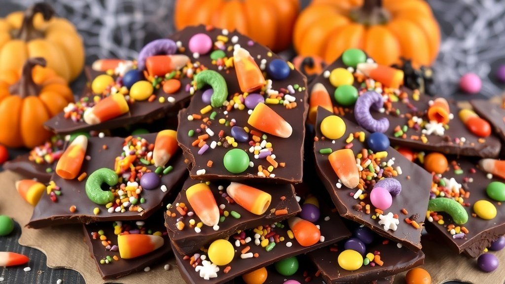 Haunted Chocolate Bark