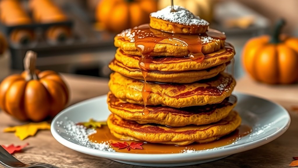Pumpkin Pancake Bites