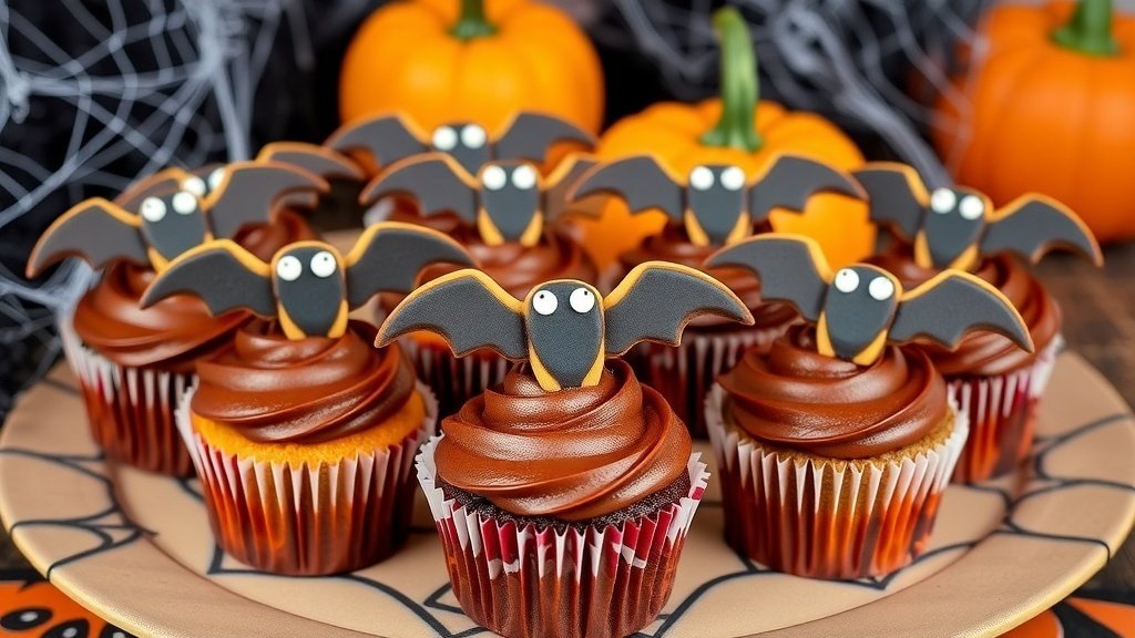 Bat Cupcakes