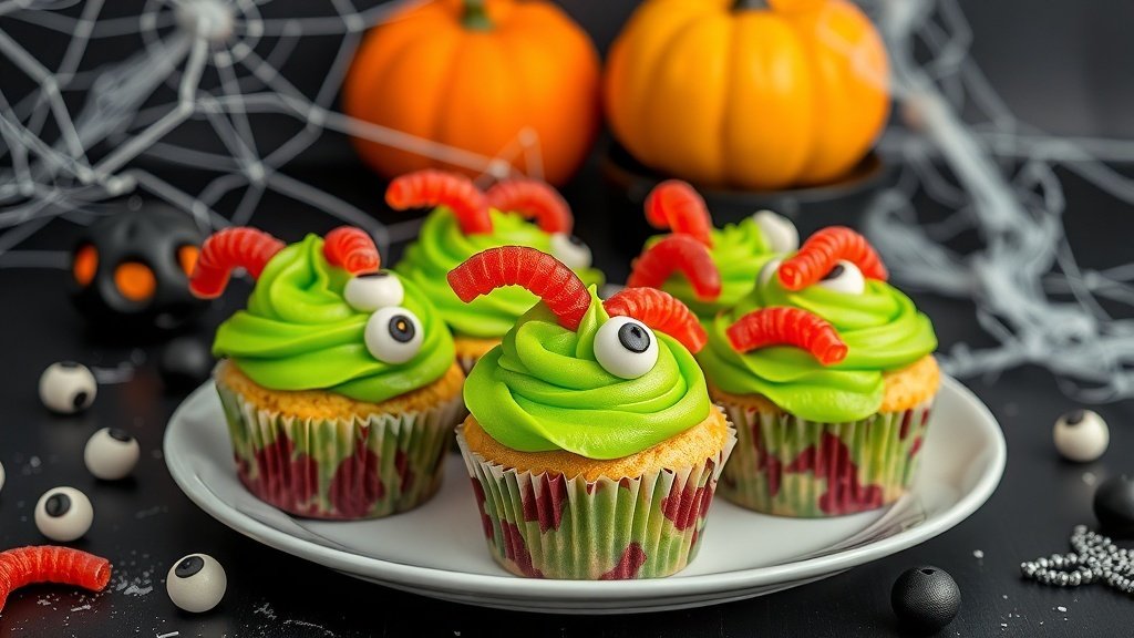 Zombie Cupcakes