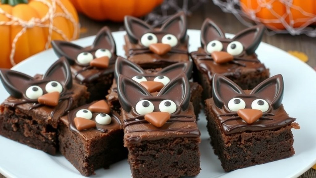 Black Cat Brownies