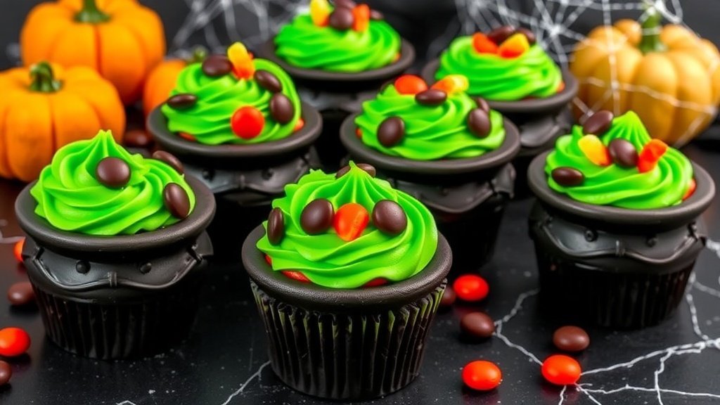 Witch’s Cauldron Cupcakes