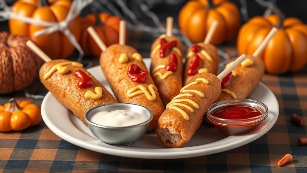 Creepy Corn Dogs