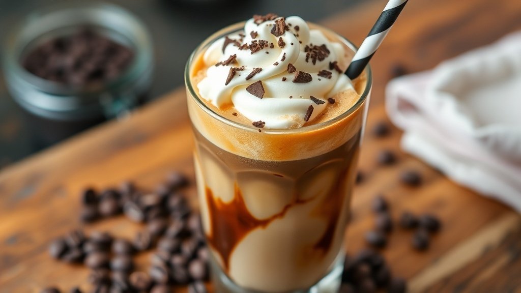 Espresso Vanilla Cream Iced Coffee