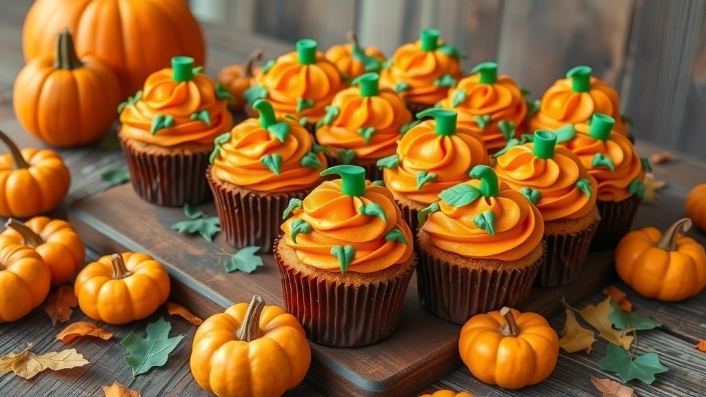 Pumpkin Patch Cupcakes