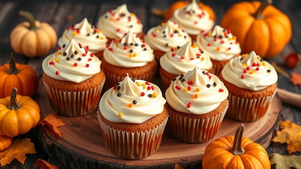 Pumpkin Spice Cupcakes