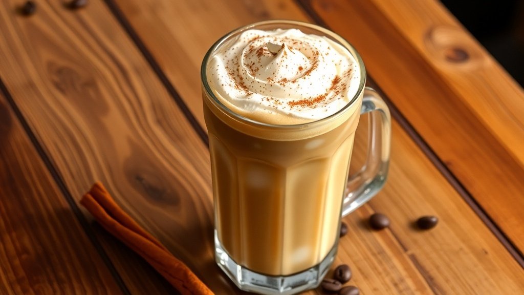 Cinnamon Roll Iced Coffee Latte