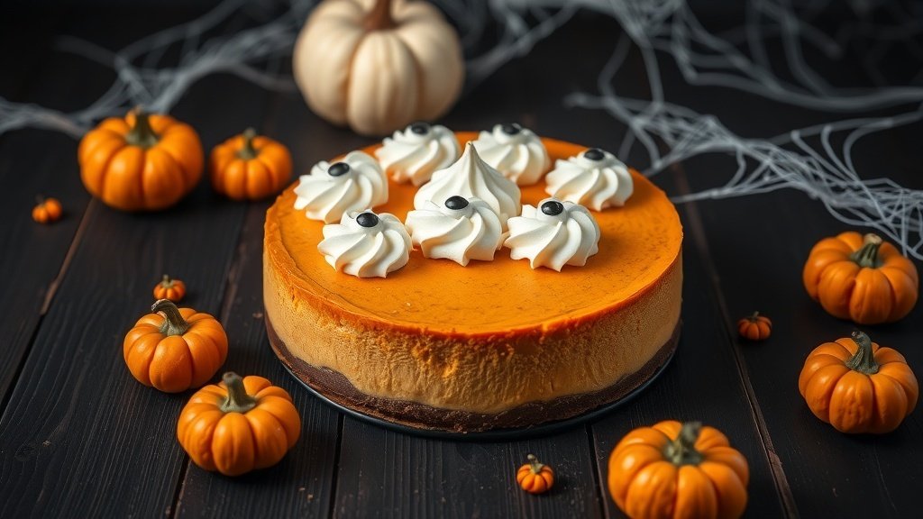 Haunted Pumpkin Cheesecake