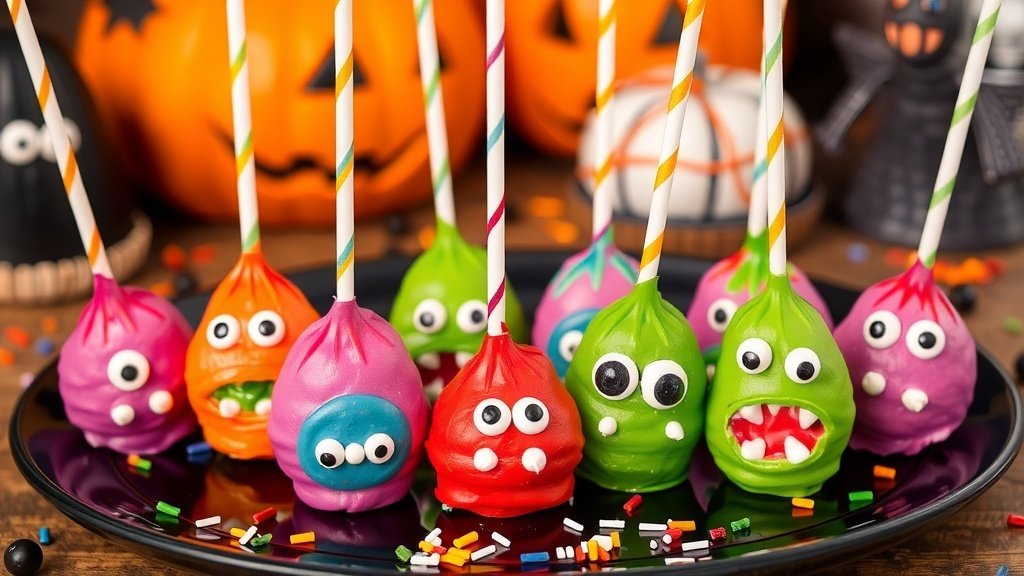 Monster Meringue Pops