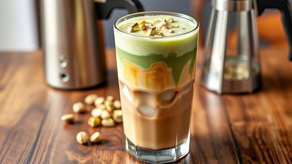 Pistachio Cream Iced Coffee