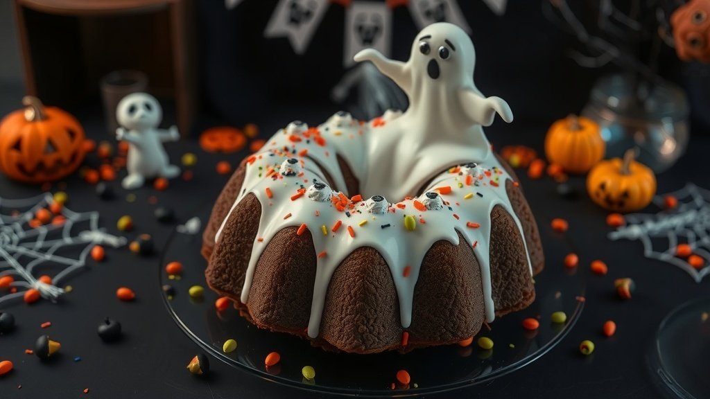 Haunted Bundt Cake