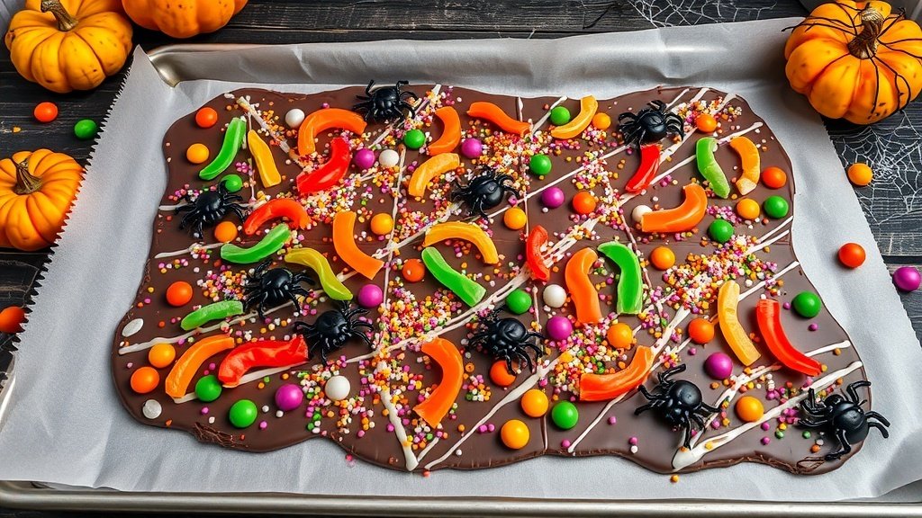 Creepy Crawly Candy Bark