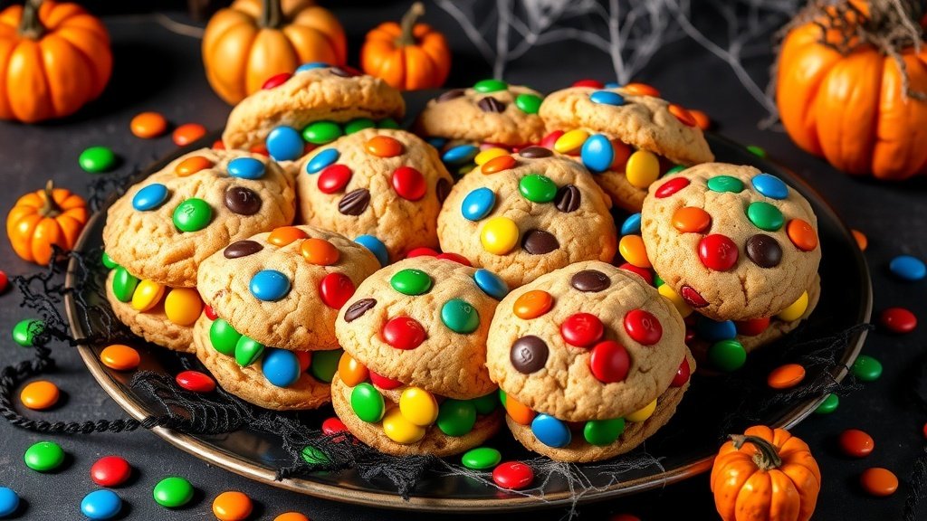 Monster Cookie Sandwiches