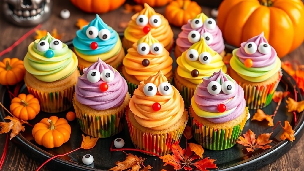 Monster Marshmallow Cupcakes