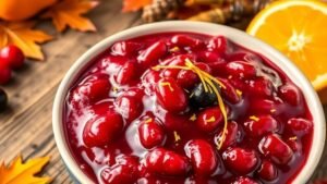 Cranberry Sauce with Orange Zest