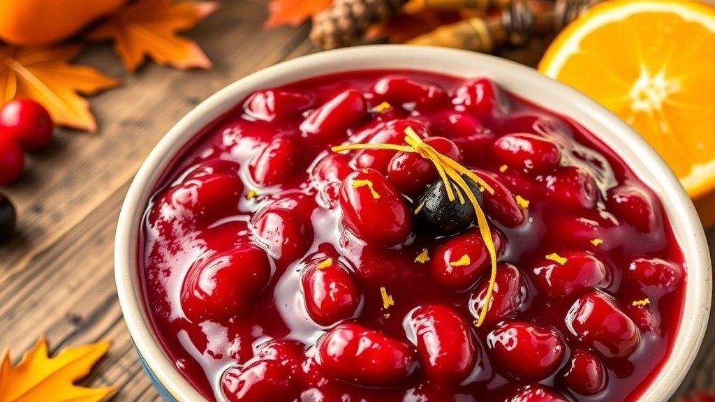 Cranberry Sauce with Orange Zest