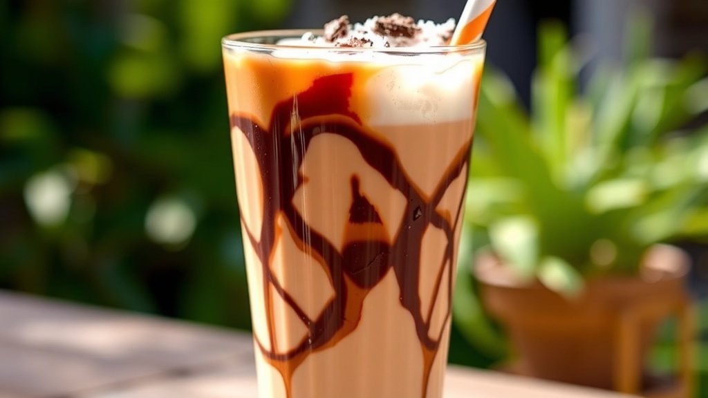 Mocha Coconut Swirl Iced Coffee