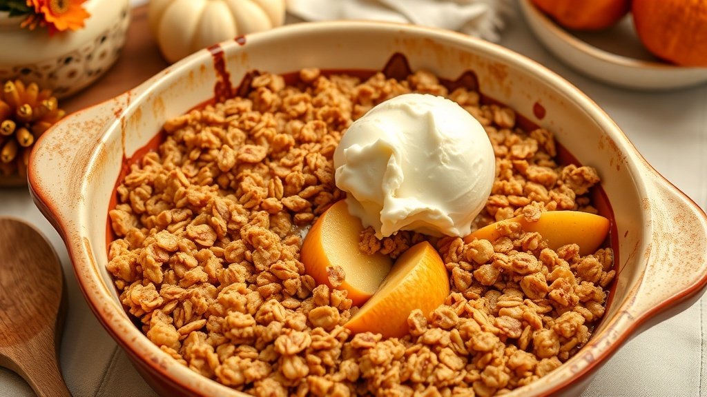 Apple Crisp with Oat Topping