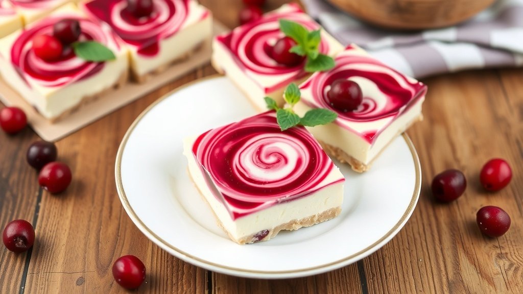 Cranberry Cheesecake Bars