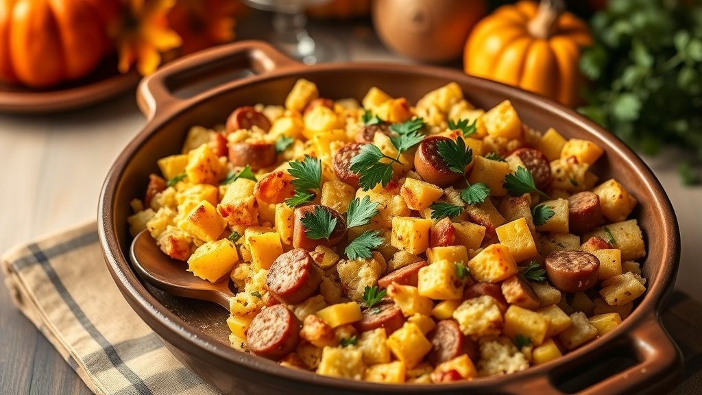 Cornbread and Sausage Dressing