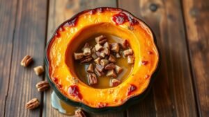 Roasted Acorn Squash with Maple Butter