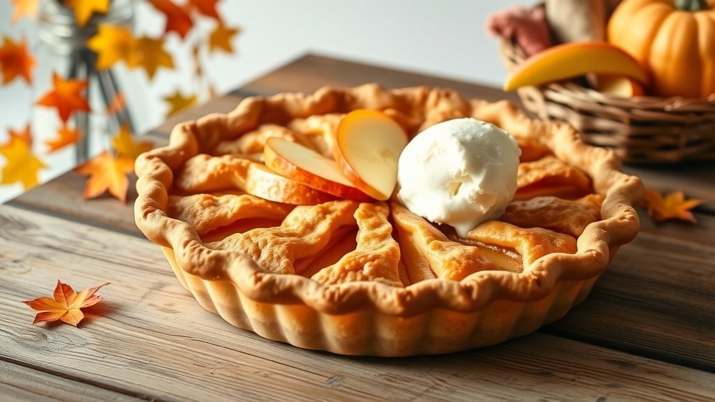 Apple Pie with Cheddar Crust