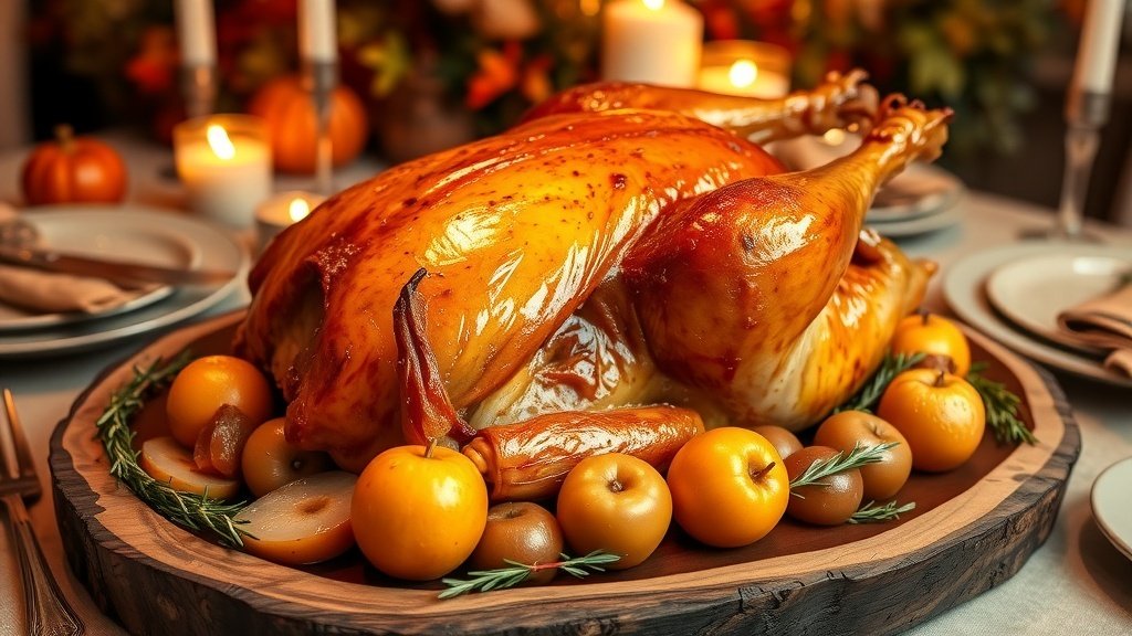 Roast Goose with Apples and Onions