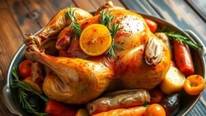 Baked Cornish Hens with Rosemary