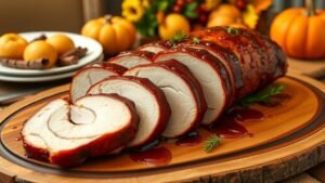 Maple Bourbon Glazed Pork Tenderloin