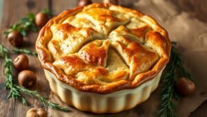 Mushroom and Chestnut Pot Pie