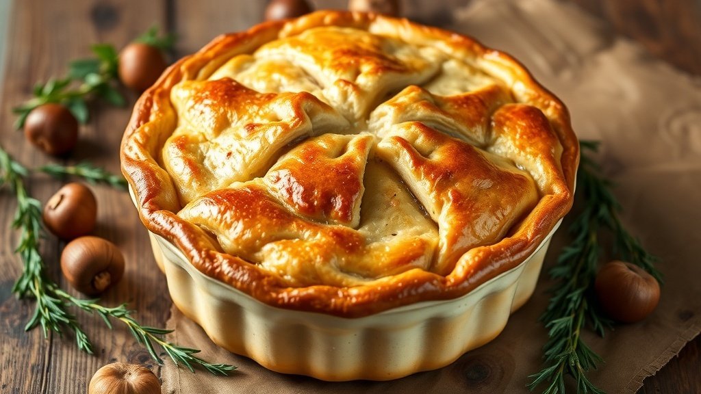 Mushroom and Chestnut Pot Pie