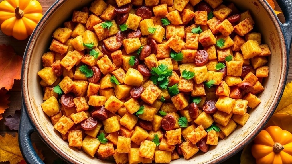 Cornbread and Chorizo Stuffing