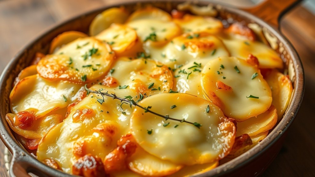 Potato Gratin with Gruyère Cheese