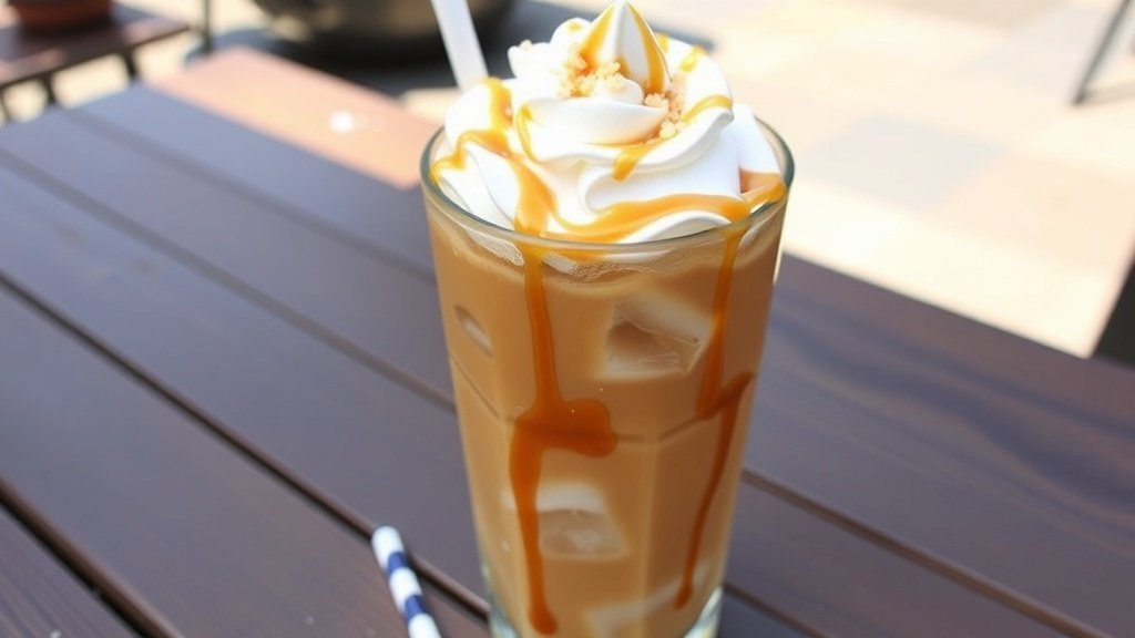 Salted Honey Caramel Iced Coffee