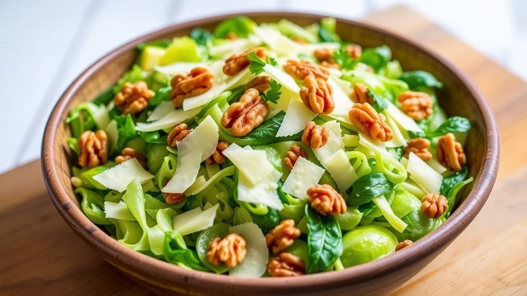 Shaved Brussels Sprout Salad with Parmesan